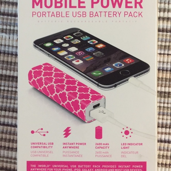 iWorld Mobile power portable battery  Pack - Picture 2 of 2